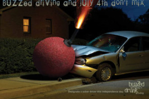 buzzed driving and the 4th of July don't mix